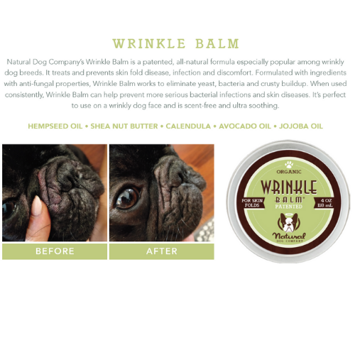 Natural Dog Company - Wrinkle Balm Travel (0.15 oz stick) - ShopFawU